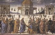 Christ Giving the Keys to Saint Peter Pietro Perugino